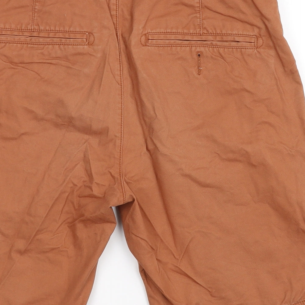 NEXT Mens Orange   Chino Shorts Size 28