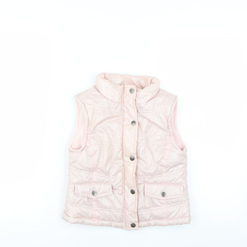 Pumpkin Patch Girls Pink   Gilet Jacket Size 7 Years