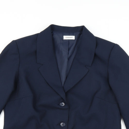Damart Womens Blue   Jacket Suit Jacket