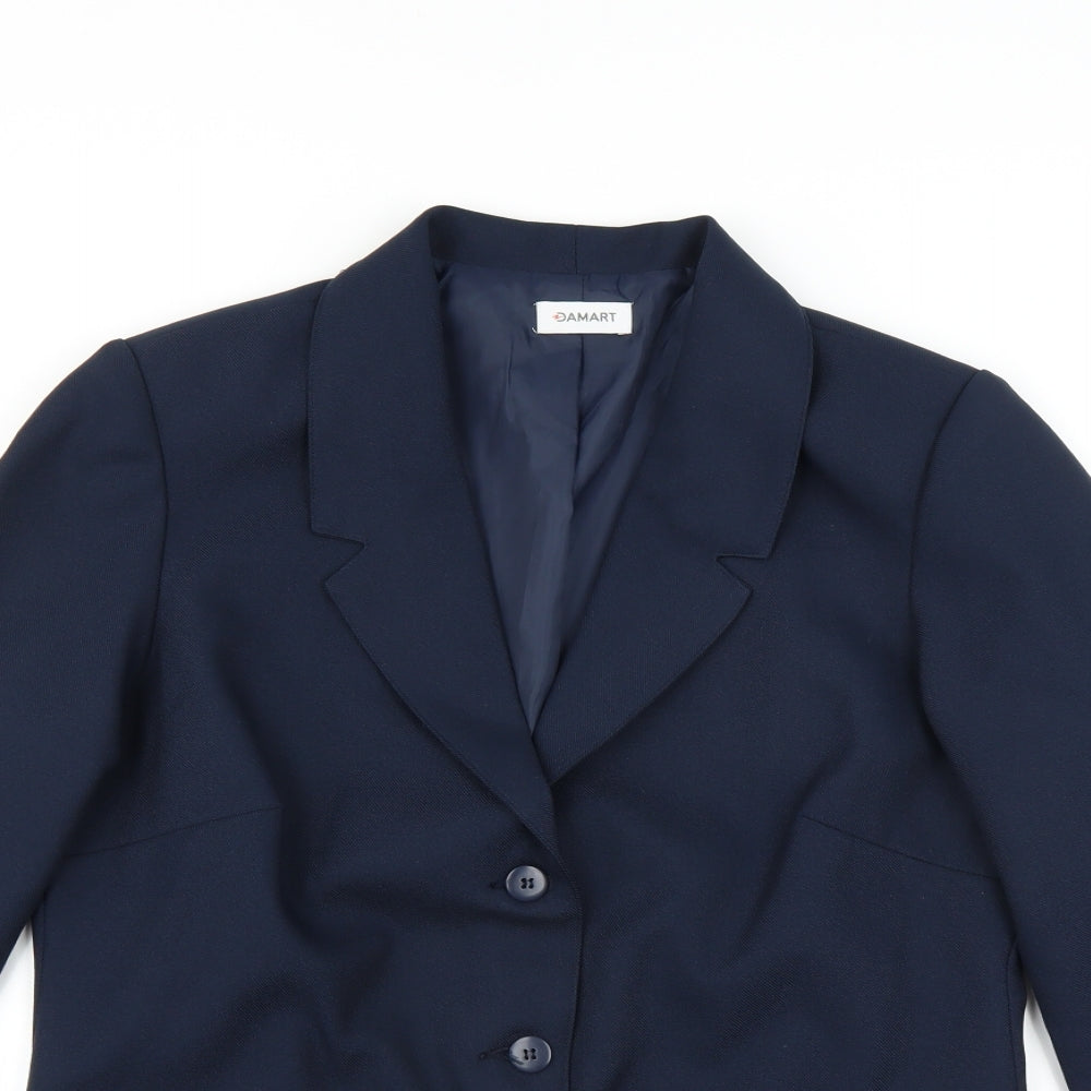 Damart Womens Blue   Jacket Suit Jacket