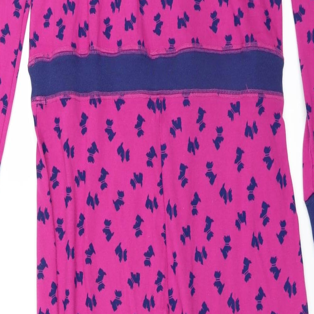 Sainsburys Womens Purple Solid  Top One Piece Size M  - Dog print