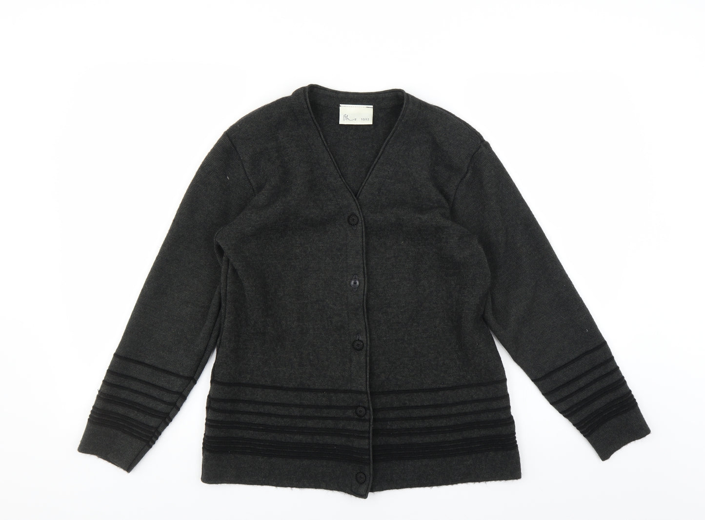 BHS Womens Grey   Cardigan Jumper Size 10