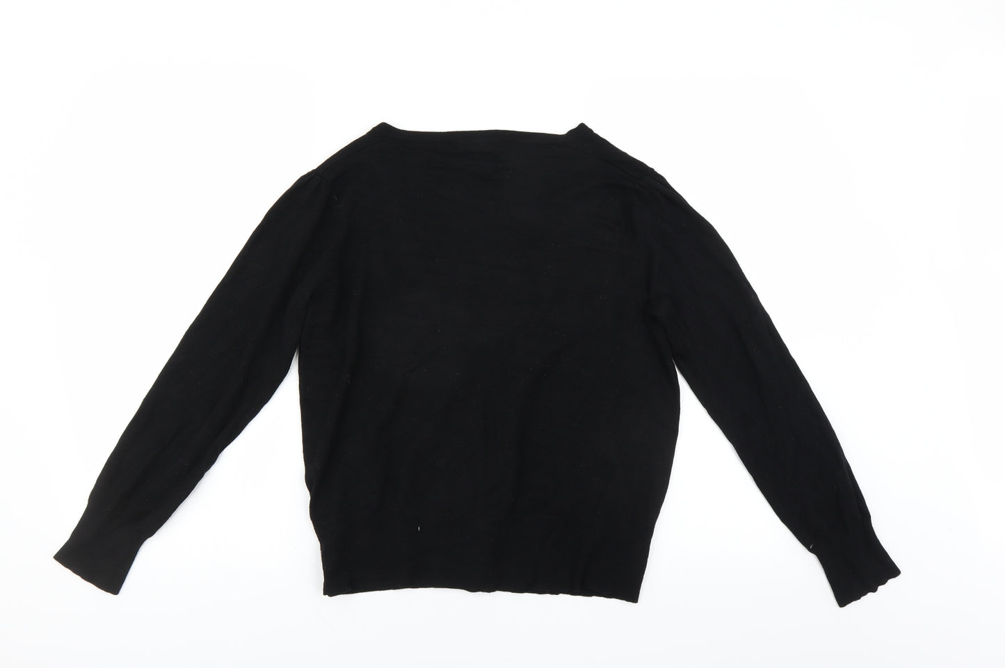 Marks and Spencer Womens Black   Cardigan Jumper Size 12
