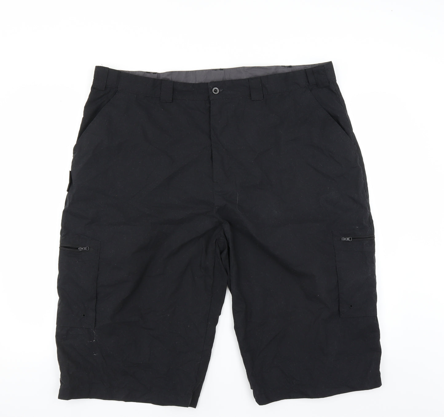 Mountain Warehouse Mens Black   Cargo Shorts Size 42 in