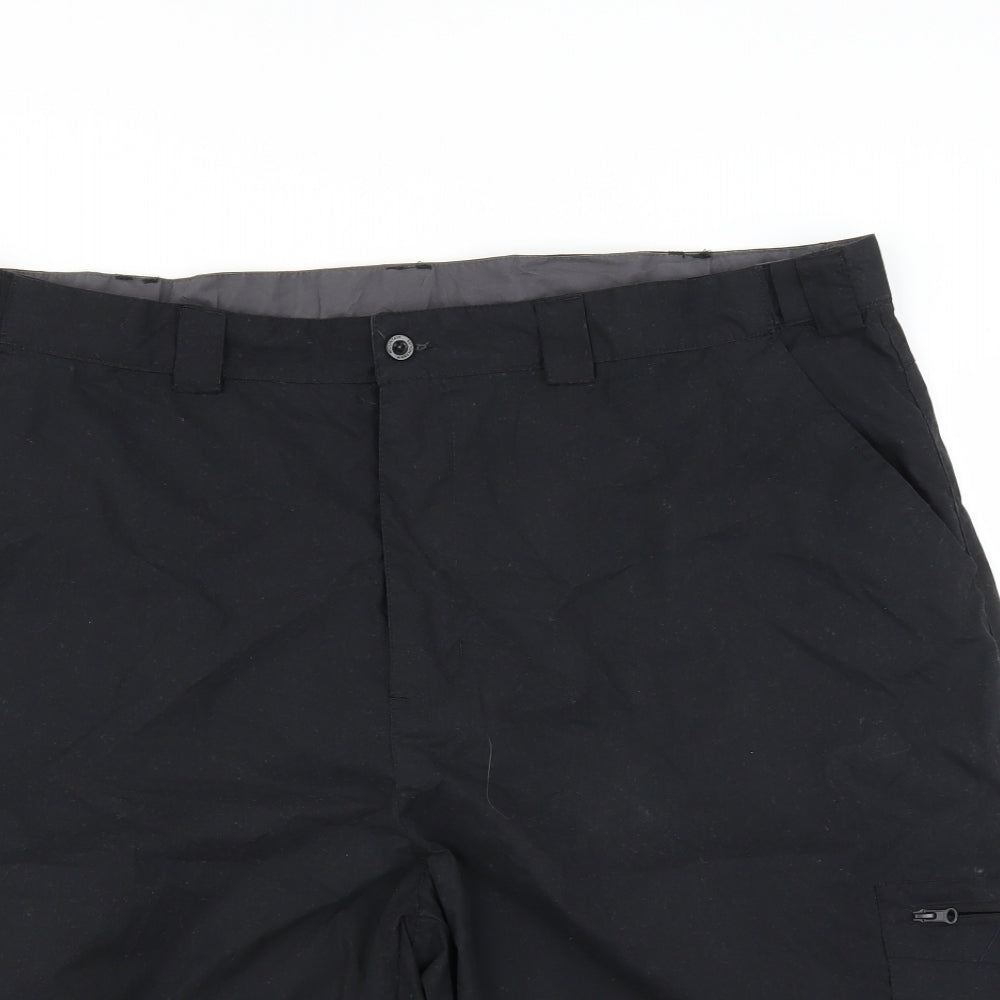 Mountain Warehouse Mens Black   Cargo Shorts Size 42 in