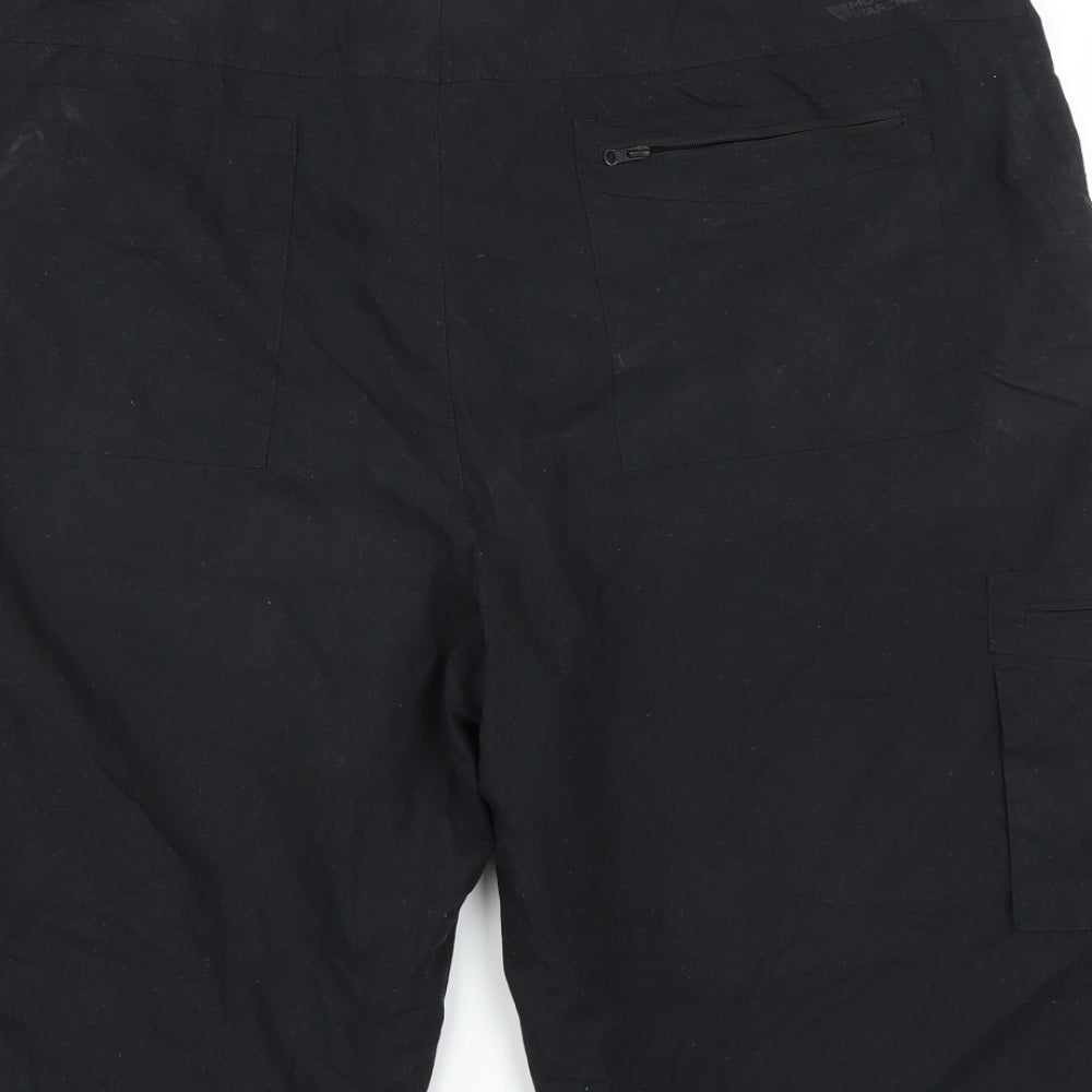 Mountain Warehouse Mens Black   Cargo Shorts Size 42 in