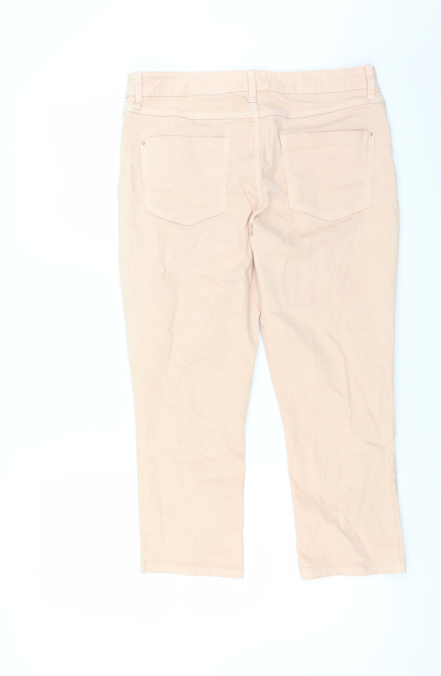 Preworn Womens Pink   Cropped Jeans Size 32 in L21 in