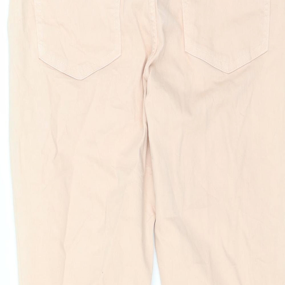Preworn Womens Pink   Cropped Jeans Size 32 in L21 in