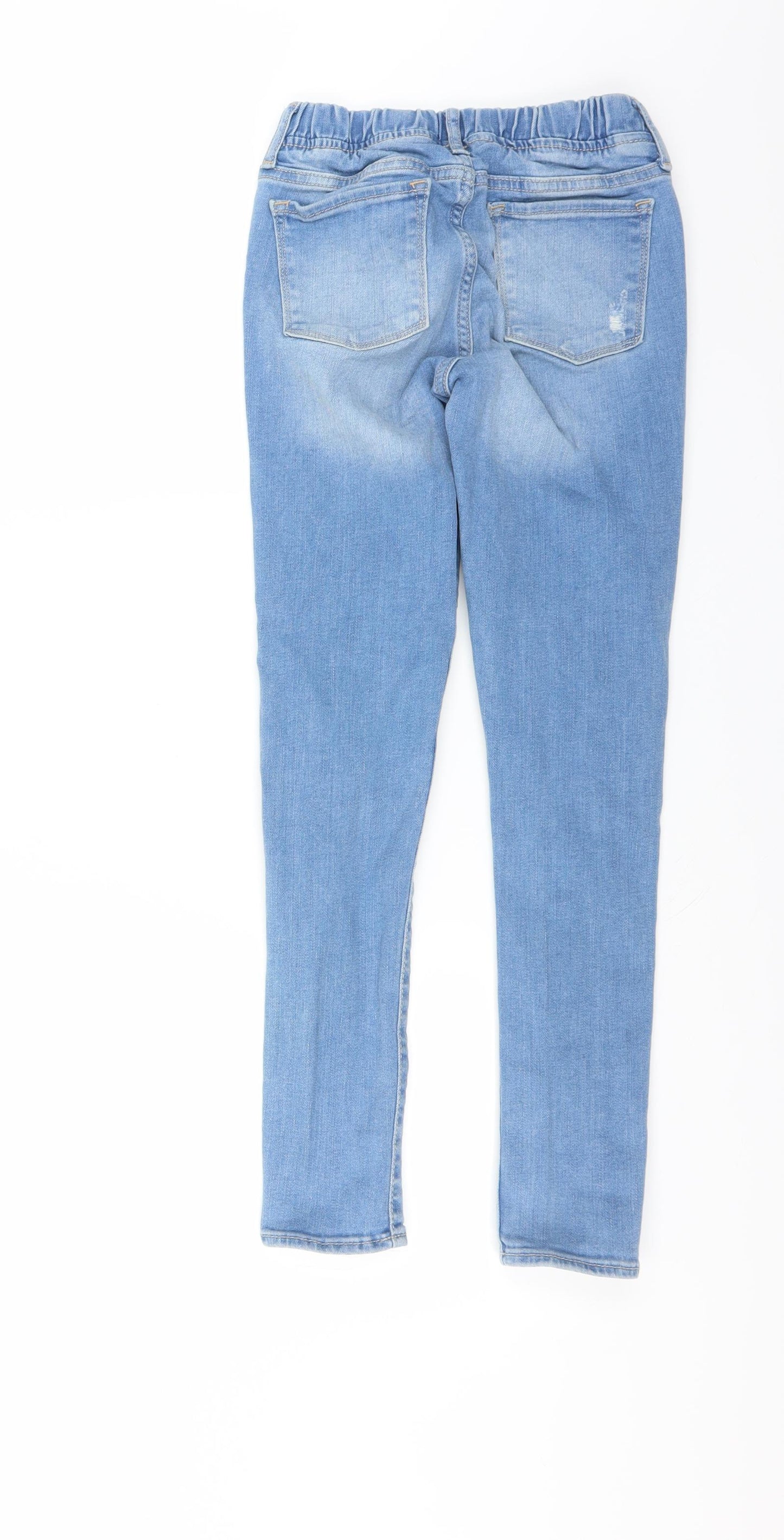 Gap Girls Blue   Jegging Jeans Size 12 Years - DISTRESSED