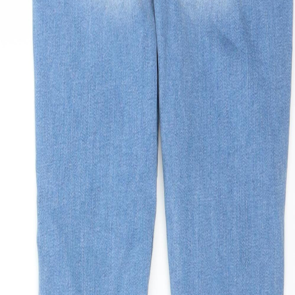 Gap Girls Blue   Jegging Jeans Size 12 Years - DISTRESSED