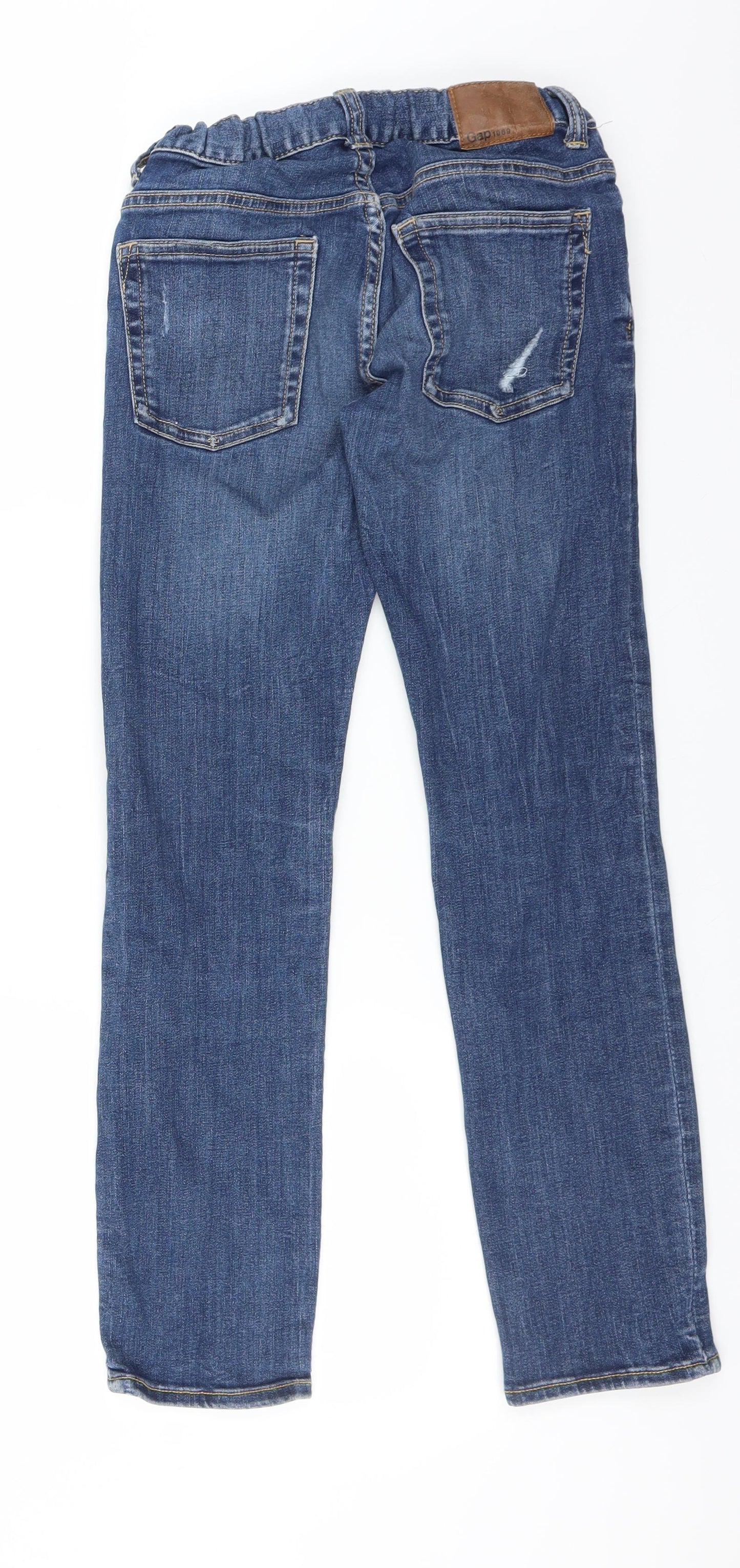 Gap Boys Blue   Skinny Jeans Size 12 Years - DISTRESSED