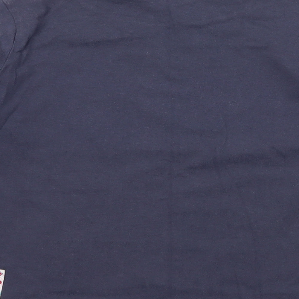 Fat Face Girls Blue  Jersey Basic T-Shirt Size 8-9 Years  - Owl