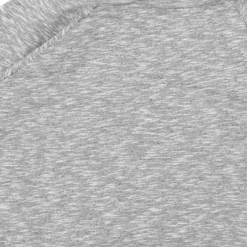 Preworn Girls Grey  Jersey Pullover Sweatshirt Size 12 Years