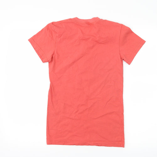 American Apparel Womens Red  Jersey Basic T-Shirt Size S  - Swim Bike Run