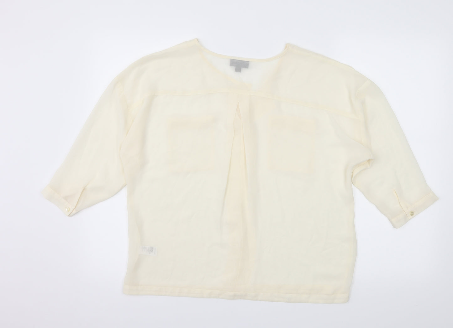 Topshop Womens White   Basic Blouse Size 8