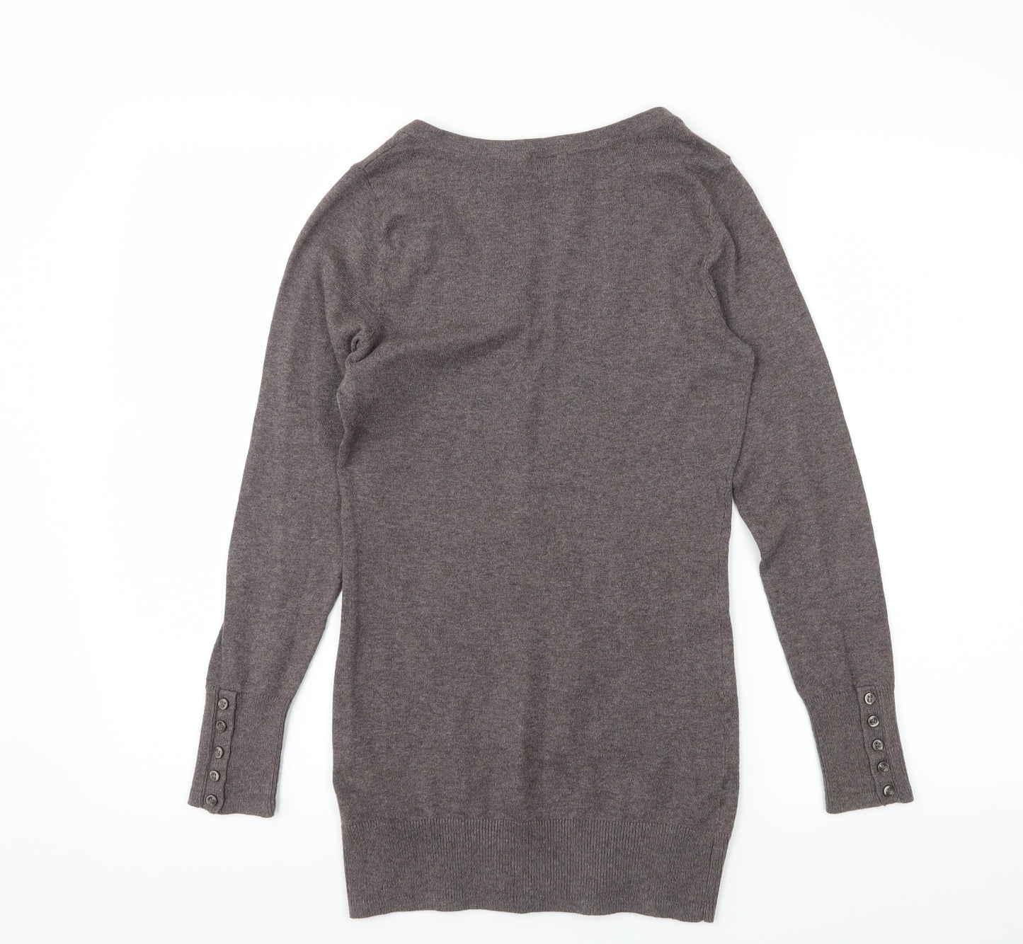 H&M Womens Grey  Knit Pullover Jumper Size XS