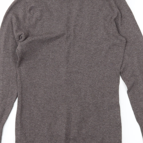 H&M Womens Grey  Knit Pullover Jumper Size XS