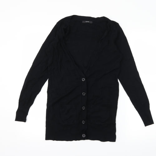 George Womens Black  Knit Cardigan Jumper Size 10