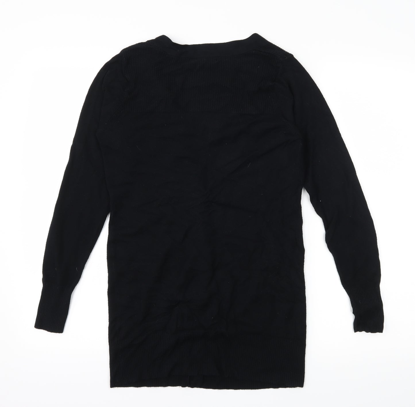 George Womens Black  Knit Cardigan Jumper Size 10