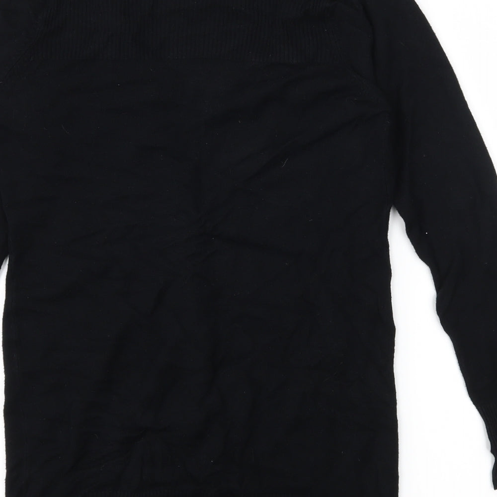 George Womens Black  Knit Cardigan Jumper Size 10