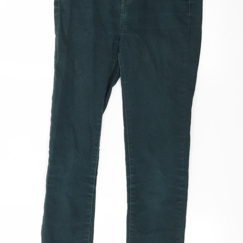 Pull&Bear Womens Green  Denim Skinny Jeans Size 6 L25 in