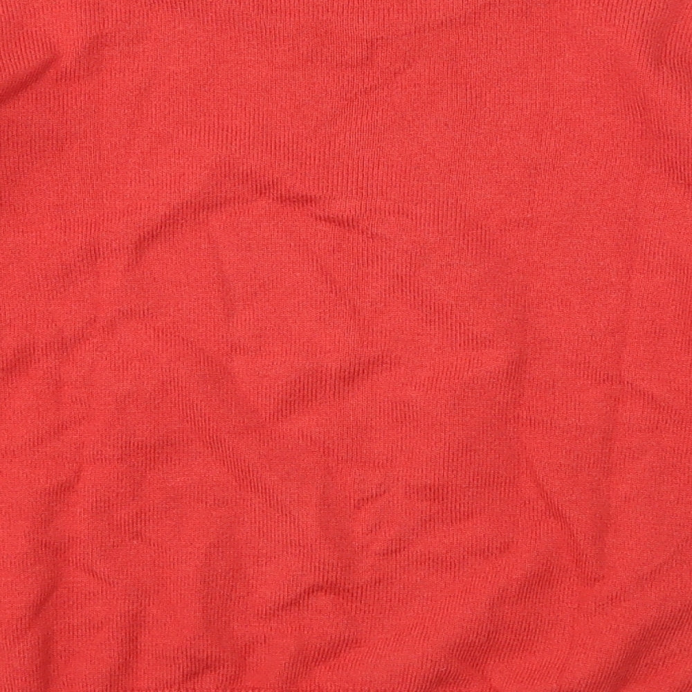 DPAM Boys Orange  Knit Pullover Jumper Size 8 Years