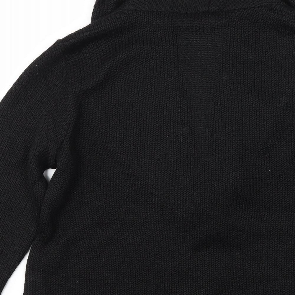 Per Una Womens Black Polka Dot Knit Cardigan Jumper Size M