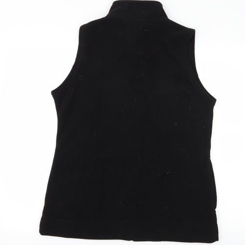 EWM Womens Black  Fleece Gilet Jacket Size 14