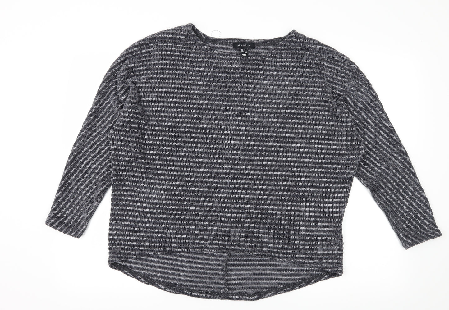New Look Womens Grey   Pullover Sweatshirt Size M