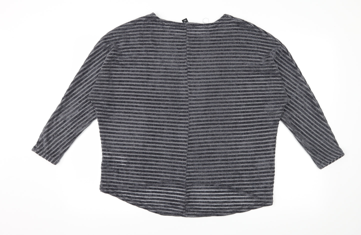 New Look Womens Grey   Pullover Sweatshirt Size M