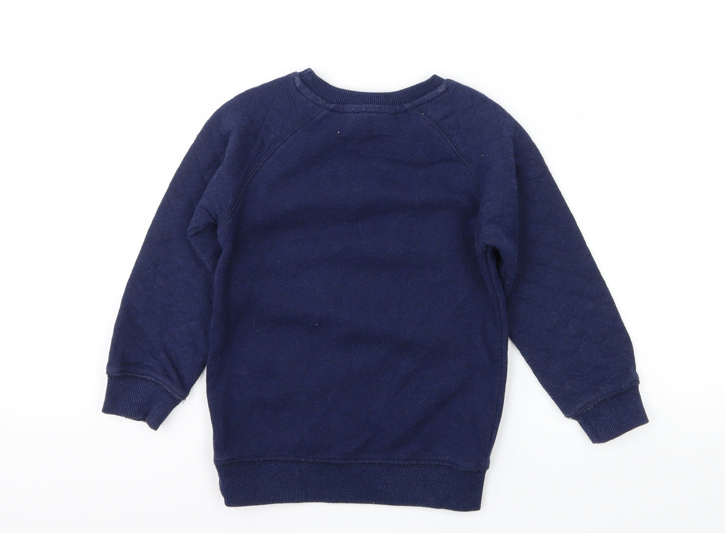George Boys Blue  Jersey Pullover Sweatshirt Size 2-3 Years  - Louder the Better