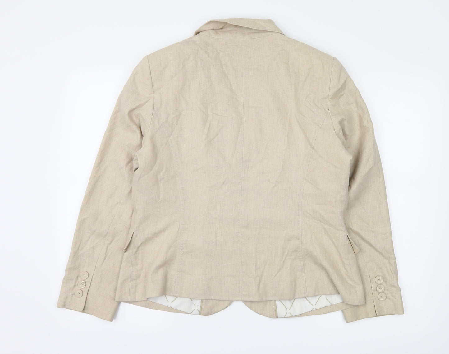 Marks and Spencer Womens Ivory   Jacket Blazer Size 16