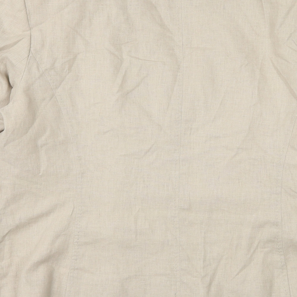 Marks and Spencer Womens Ivory   Jacket Blazer Size 16