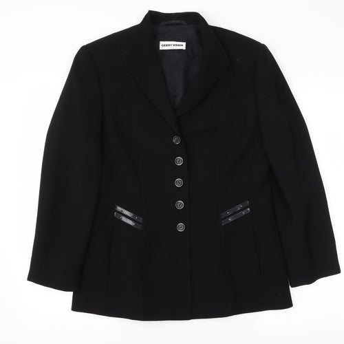 Gerry Weber Womens Black   Jacket Blazer Size 10