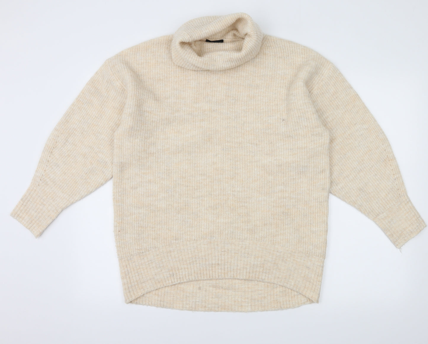 New Look Womens Ivory  Knit Pullover Jumper Size S