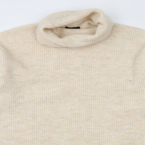New Look Womens Ivory  Knit Pullover Jumper Size S