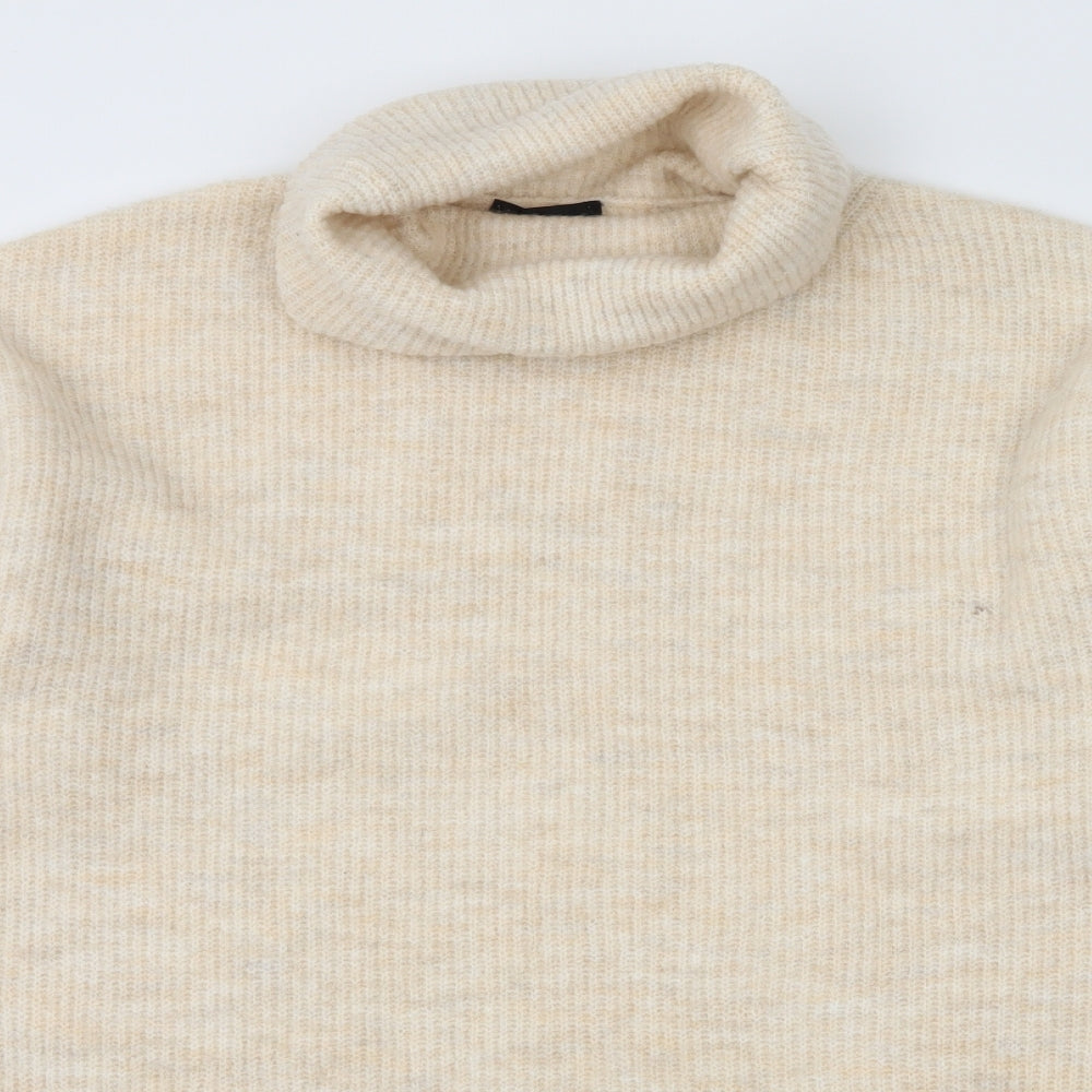 New Look Womens Ivory  Knit Pullover Jumper Size S