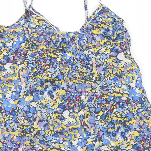 Jack Wills Womens Blue Floral  Camisole Tank Size 8