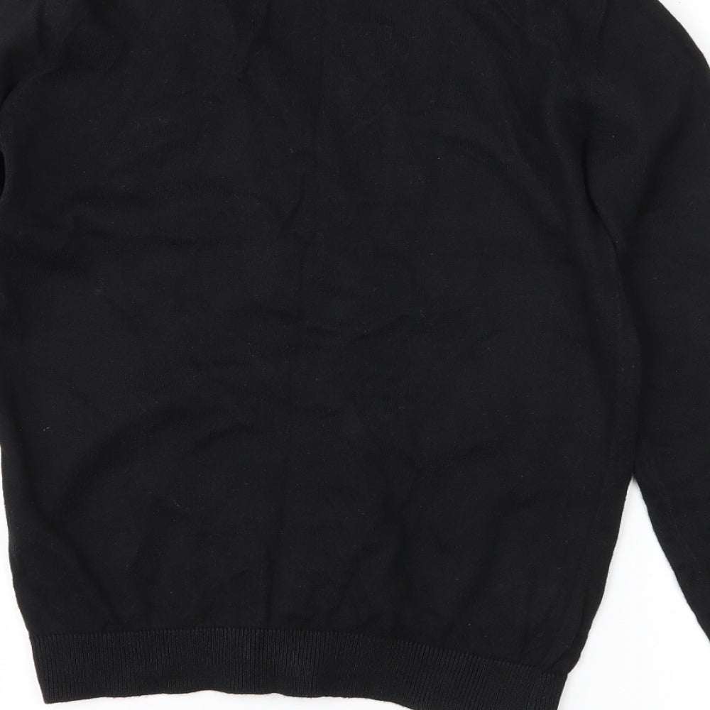 Primark Womens Black  Knit Cardigan Jumper Size 8