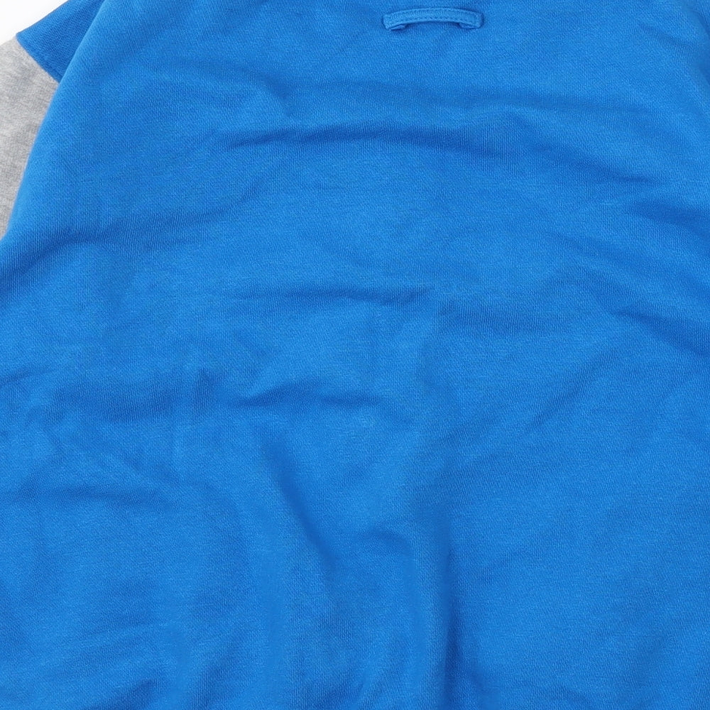 All We Do is Boys Blue Spotted Jersey Varsity Jacket Jacket Size 12-13 Years  - Dan Tom