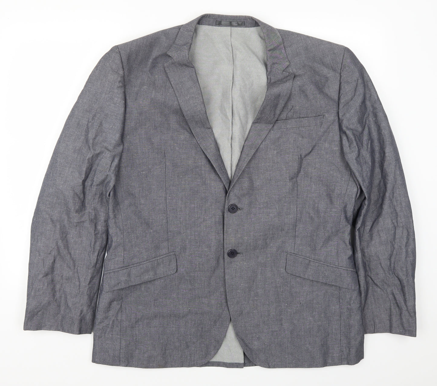 Butler & Webb Mens Blue   Jacket Suit Jacket Size 44