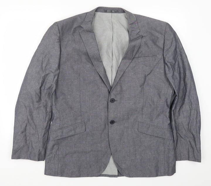 Butler & Webb Mens Blue   Jacket Suit Jacket Size 44