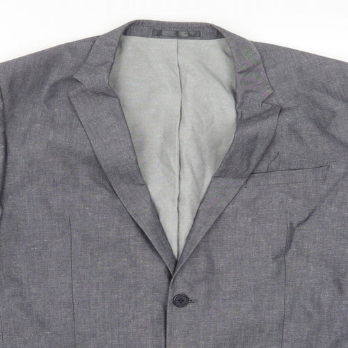 Butler & Webb Mens Blue   Jacket Suit Jacket Size 44