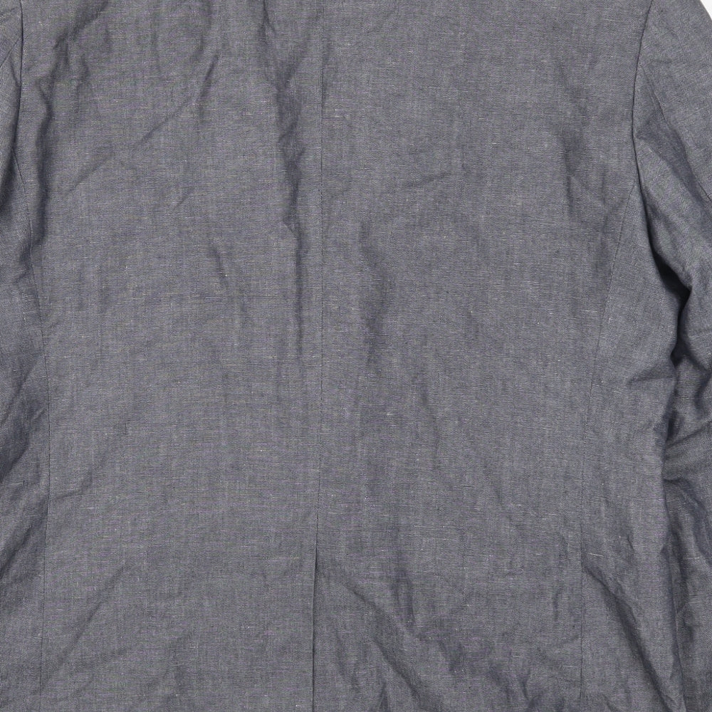 Butler & Webb Mens Blue   Jacket Suit Jacket Size 44
