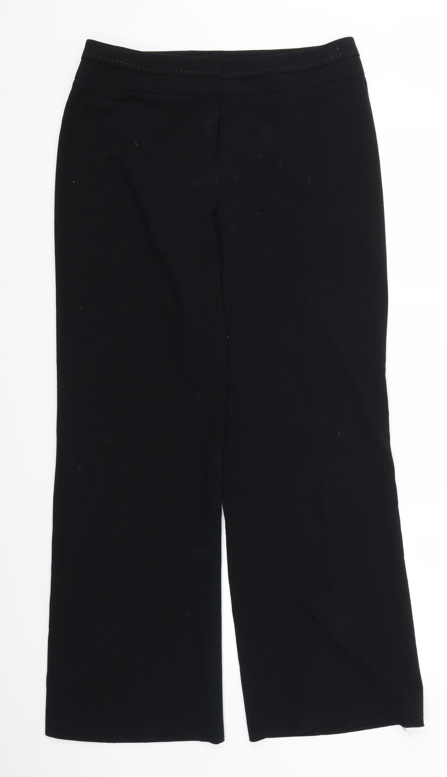 Marks and Spencer Womens Black   Trousers  Size 12 L30 in