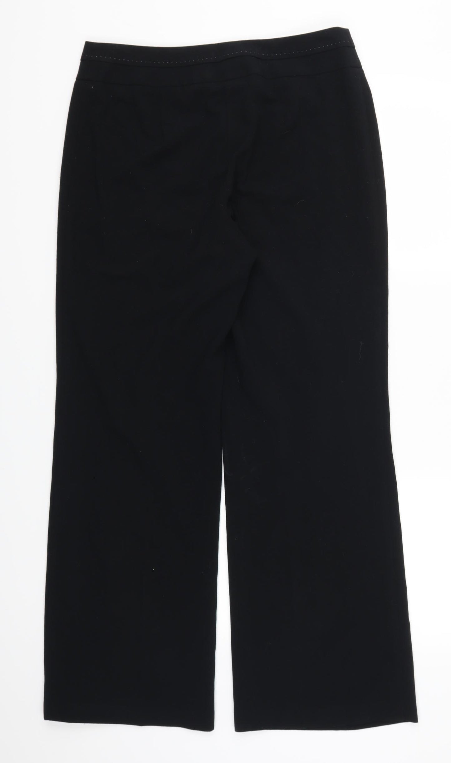 Marks and Spencer Womens Black   Trousers  Size 12 L30 in