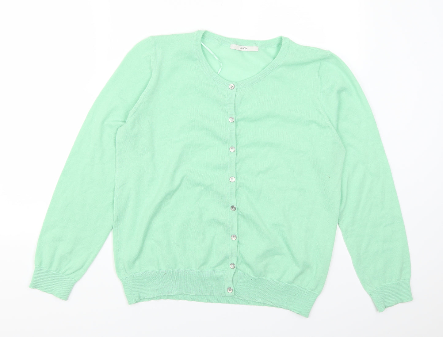 George Womens Green   Cardigan Jumper Size 14