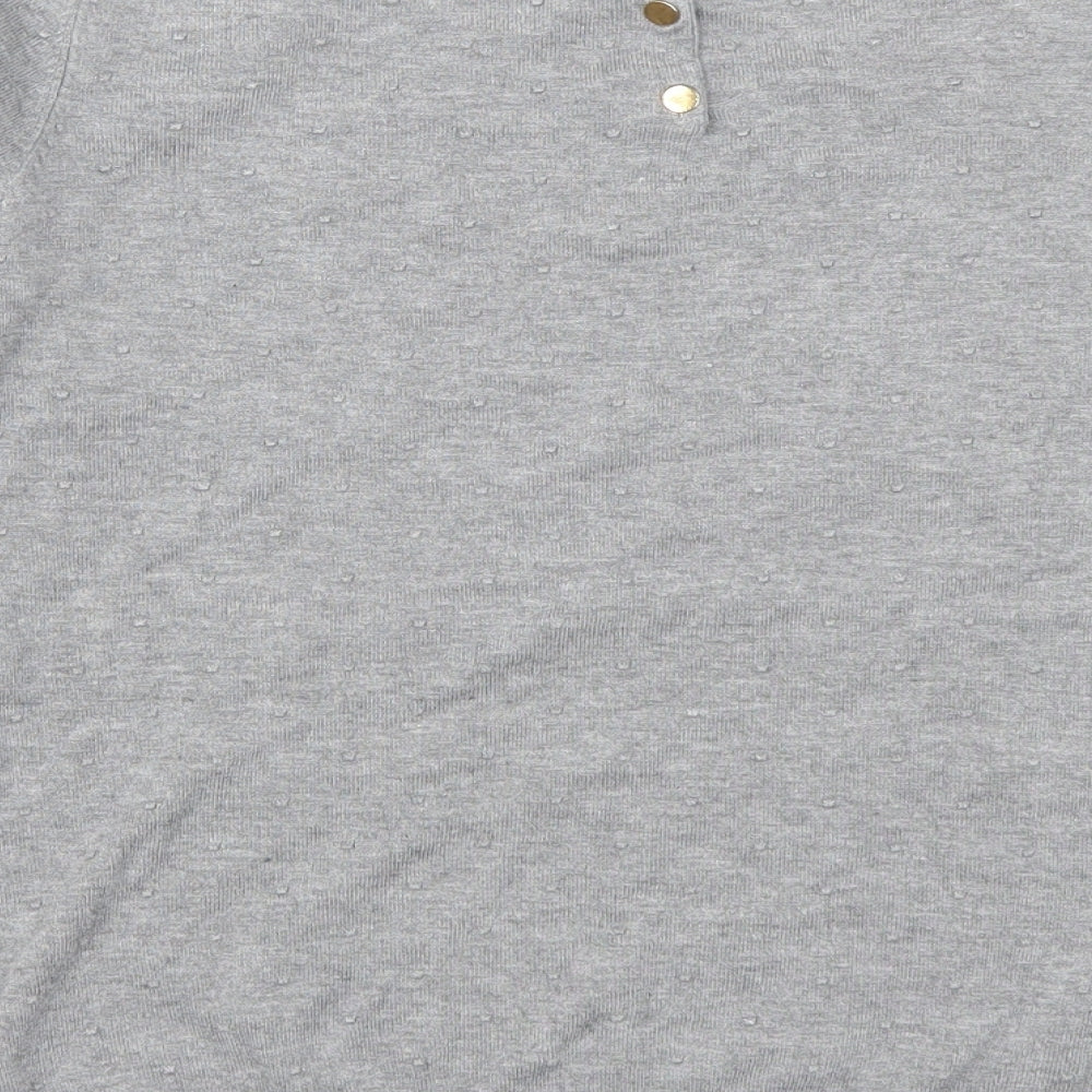 Mango Womens Grey   Pullover Jumper Size M
