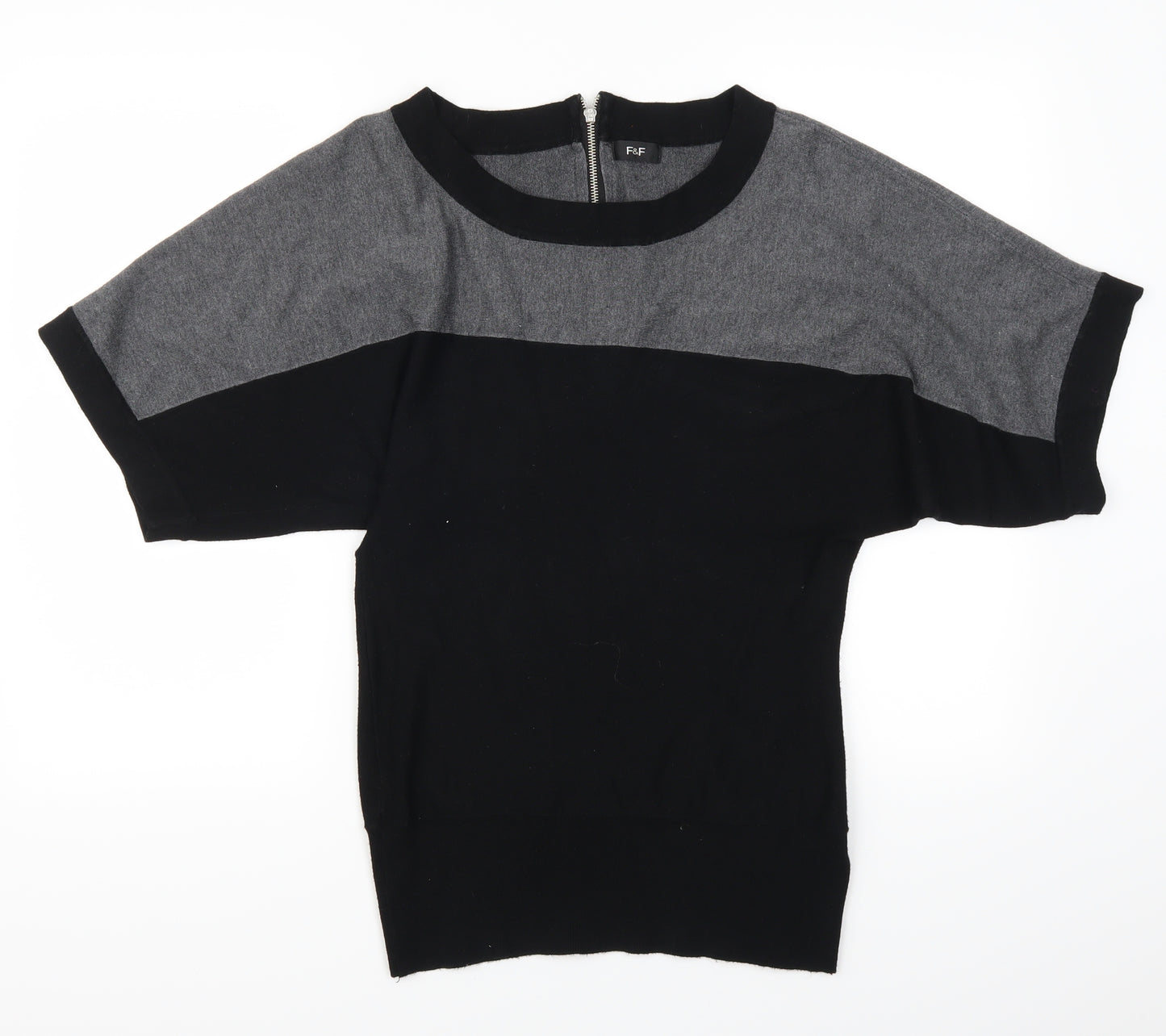 F&F Womens Black   Pullover Jumper Size 8