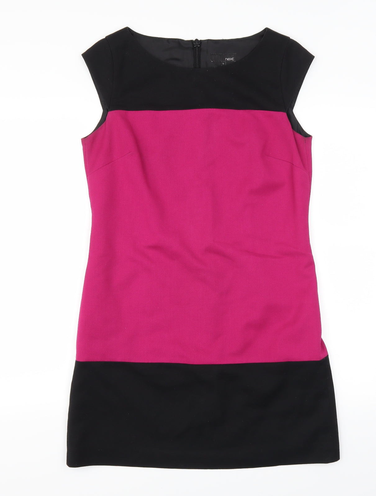 NEXT Womens Pink Colourblock  Pencil Dress  Size 10
